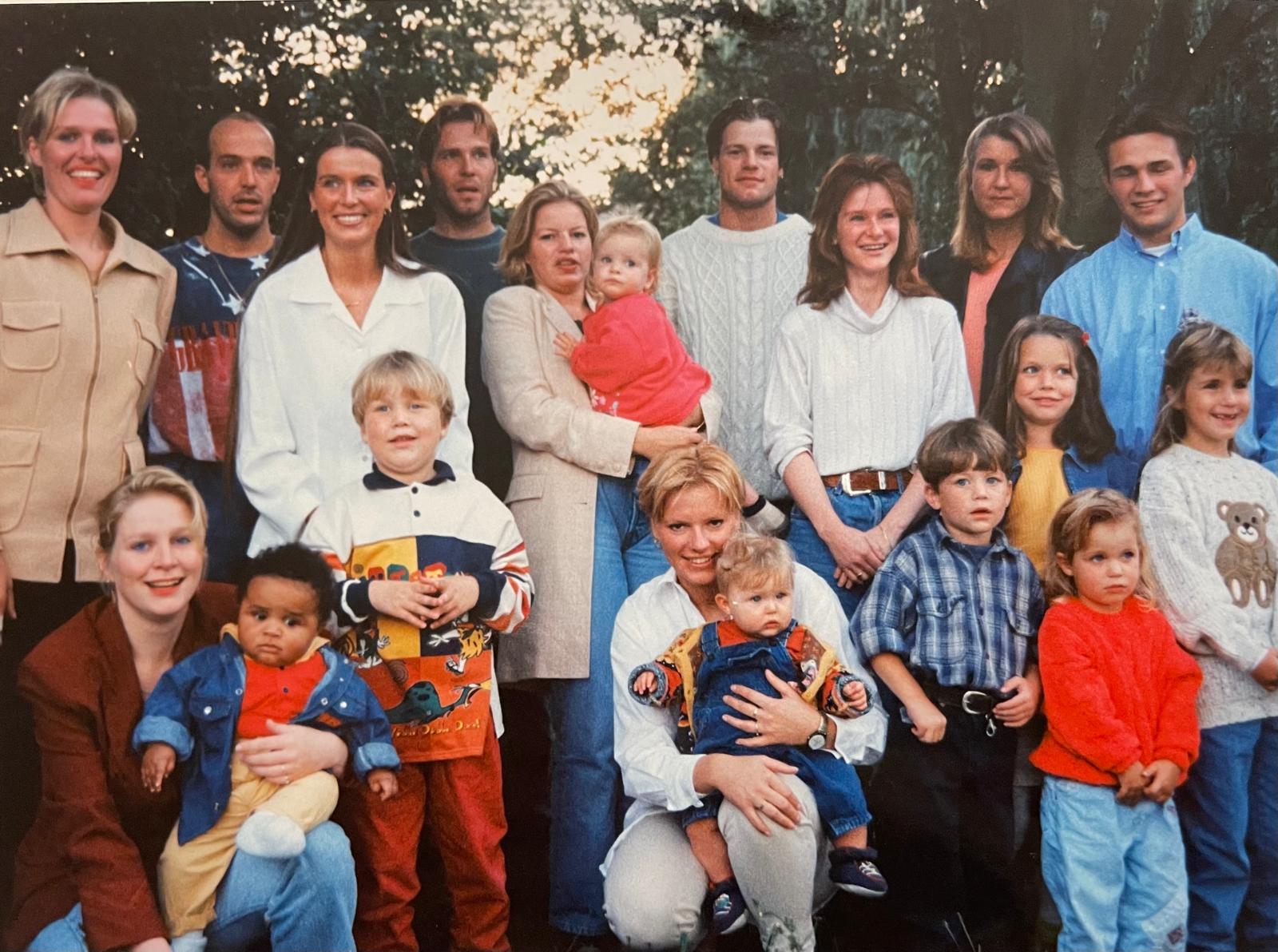 Familie Overbeek bij de vorige editie, bijna 30 jaar geleden